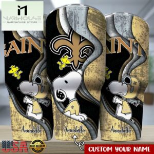 Custom Name New Orleans Saints NFLSport Team Tumbler