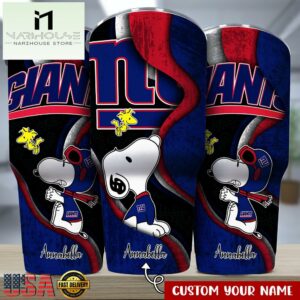 Custom Name New York Giants NFLSport Team Tumbler