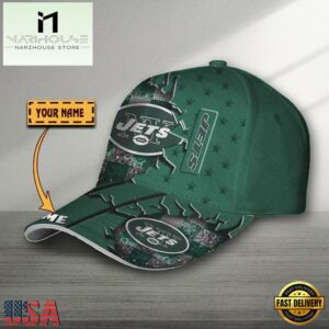 Custom Name New York Jets Classic Baseball Cap