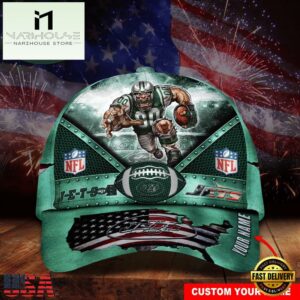 Custom Name New York Jets NFL Super Bowl LIX Baseball Cap