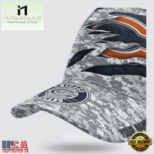 Custom Name NFL Bears Camo US New Design Baseball Cap 11 Custom Name NFL Bears Camo US Classic Baseball Cap