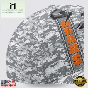 Custom Name NFL Bears Camo US New Design Baseball Cap 12 Custom Name NFL Bears Camo US Classic Baseball Cap