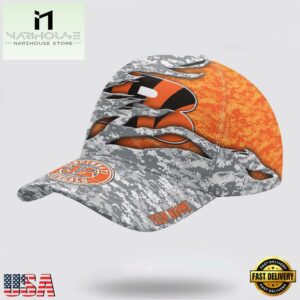 Custom Name NFL Bengals Camo US Classic Baseball Cap