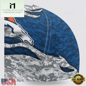 Custom Name NFL Broncos Camo US Classic Baseball Cap