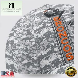 Custom Name NFL Broncos Camo US Classic Baseball Cap
