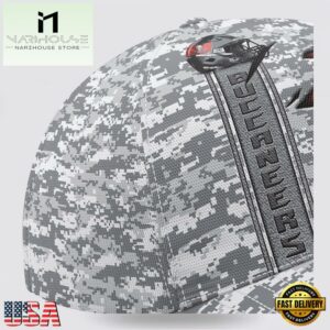 Custom Name NFL Buccaneers Camo US Classic Baseball Cap