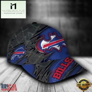 Custom Name NFL Buffalo Bills Batman All Over Print 3D Classic Cap