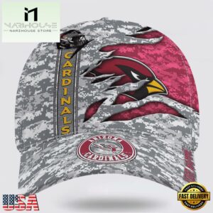 Custom Name NFL Cardinals Camo US Classic Baseball Cap