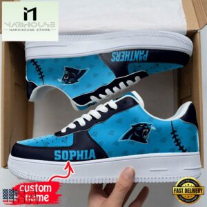 Custom Name NFL Carolina Panthers Air Force 1