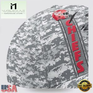 Custom Name NFL Chiefs Camo US Classic Baseball Cap