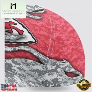 Custom Name NFL Chiefs Camo US Classic Baseball Cap