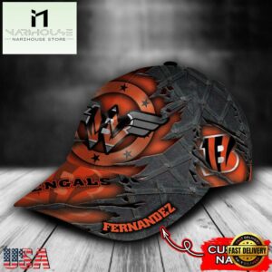 Custom Name NFL Cincinnati Bengals Wonder Woman All Over Print 3D Classic Cap