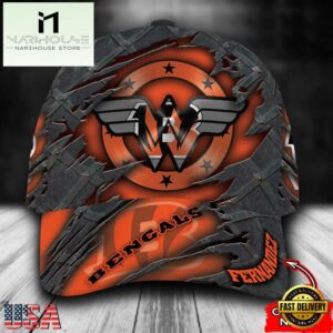 Custom Name NFL Cincinnati Bengals Wonder Woman All Over Print 3D Classic Cap