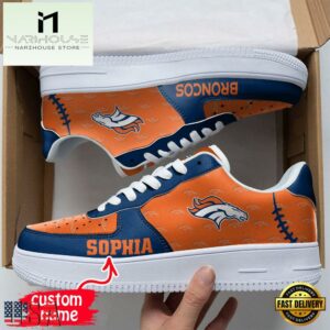 Custom Name NFL Denver Broncos Air Force 1