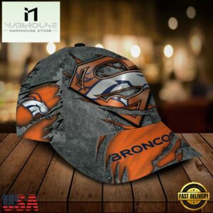 Custom Name NFL Denver Broncos Superman All Over Print 3D Classic Cap