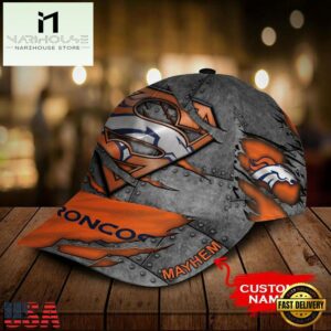 Custom Name NFL Denver Broncos Superman All Over Print 3D Classic Cap