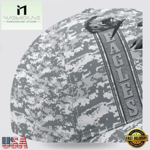 Custom Name NFL Eagles Camo US Classic Baseball Cap