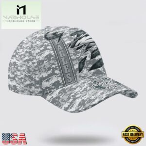 Custom Name NFL Eagles Camo US Classic Baseball Cap