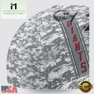 Custom Name NFL Giants Camo US Classic Baseball Cap