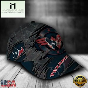 Custom Name NFL Houston Texans Wonder Woman All Over Print 3D Classic Cap