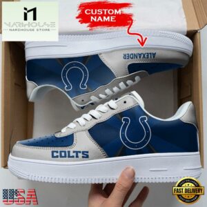 Custom Name NFL Indianapolis Colts Custom Air Force 1 Shoes For Fans