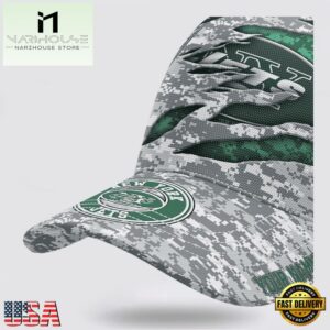 Custom Name NFL Jets Camo US Classic Baseball Cap