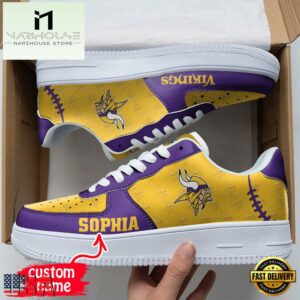 Custom Name NFL Minnesota Vikings Air Force 1