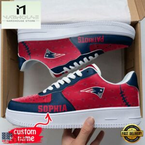 Custom Name NFL New England Patriots Air Force 1