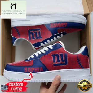 Custom Name NFL New York Giants Air Force 1