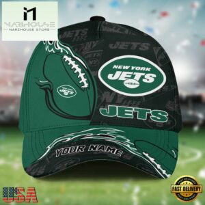 Custom Name NFL New York Jets Classic Cap For Fans