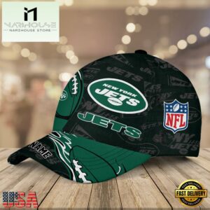 Custom Name NFL New York Jets Classic Cap For Fans
