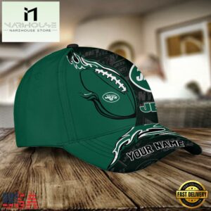 Custom Name NFL New York Jets Classic Cap For Fans
