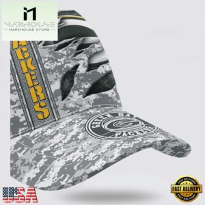Custom Name NFL Packers Camo US Classic Baseball Cap