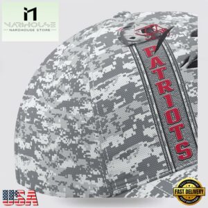 Custom Name NFL Patriots Camo US Classic Baseball Cap