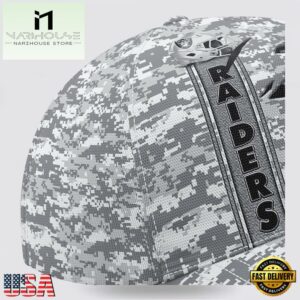 Custom Name NFL Raiders Camo US Classic Baseball Cap