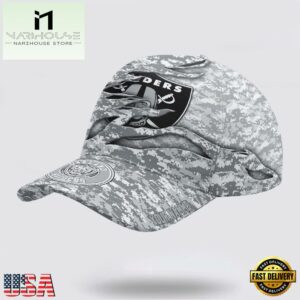 Custom Name NFL Raiders Camo US Classic Baseball Cap