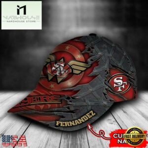 Custom Name NFL San Francisco 49ers Wonder Woman All Over Print 3D Classic Cap