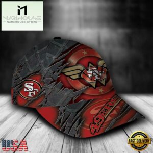 Custom Name NFL San Francisco 49ers Wonder Woman All Over Print 3D Classic Cap