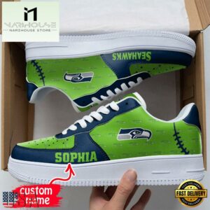 Custom Name NFL Seattle Seahawks Air Force 1