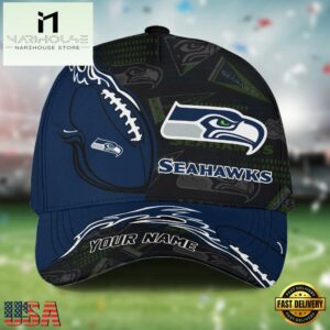 Custom Name NFL Seattle Seahawks Classic Cap For Fans