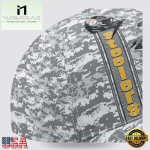 Custom Name NFL Steelers Camo US Classic Baseball Cap