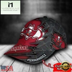 Custom Name NFL Tampa Bay Buccaneers Batman All Over Print 3D Classic Cap