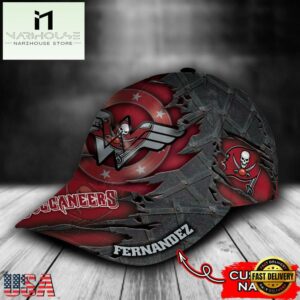 Custom Name NFL Tampa Bay Buccaneers Wonder Woman All Over Print 3D Classic Cap