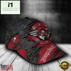 Custom Name NFL Tampa Bay Buccaneers Wonder Woman All Over Print 3D Classic Cap