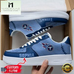 Custom Name NFL Tennessee Titans Air Force 1
