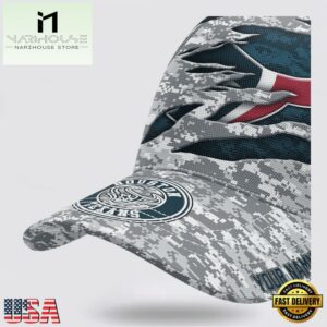 Custom Name NFL Texans Camo US Classic Baseball Cap