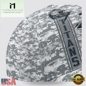 Custom Name NFL Titans Camo US Classic Baseball Cap