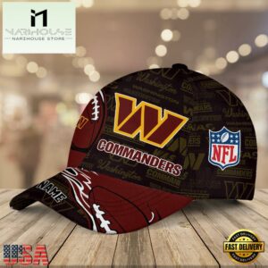 Custom Name NFL Washington Commanders Classic Cap For Fans