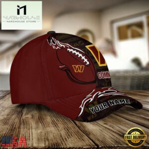 Custom Name NFL Washington Commanders Classic Cap For Fans