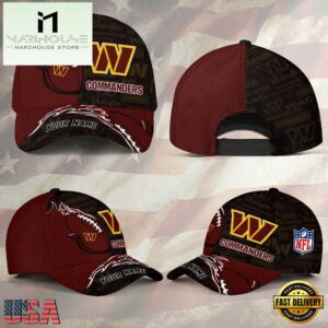 Custom Name NFL Washington Commanders Classic Cap For Fans
